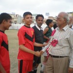 Chief Guest Raziq H. Rabbani meets players