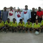 Chief Guest M. Rahim with Irfan Memorial FC