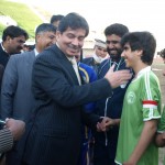 PFF President, Makhdoom Syed Faisal Saleh Hayat, meets Islamabad U14 team PFF President, Makhdoom Syed Faisal Saleh Hayat, meets Islamabad U14 team