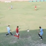 Match being played between tow teams