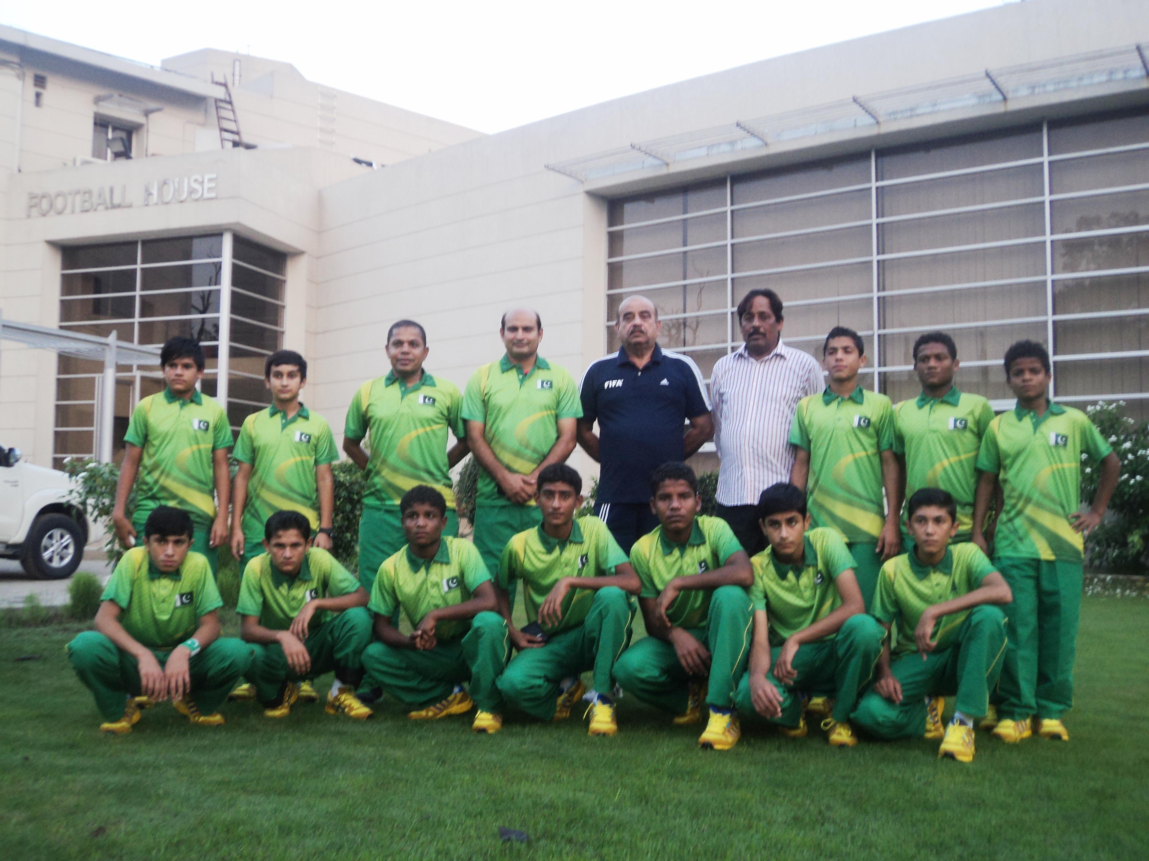Pakistan U-12 team departs for Iran