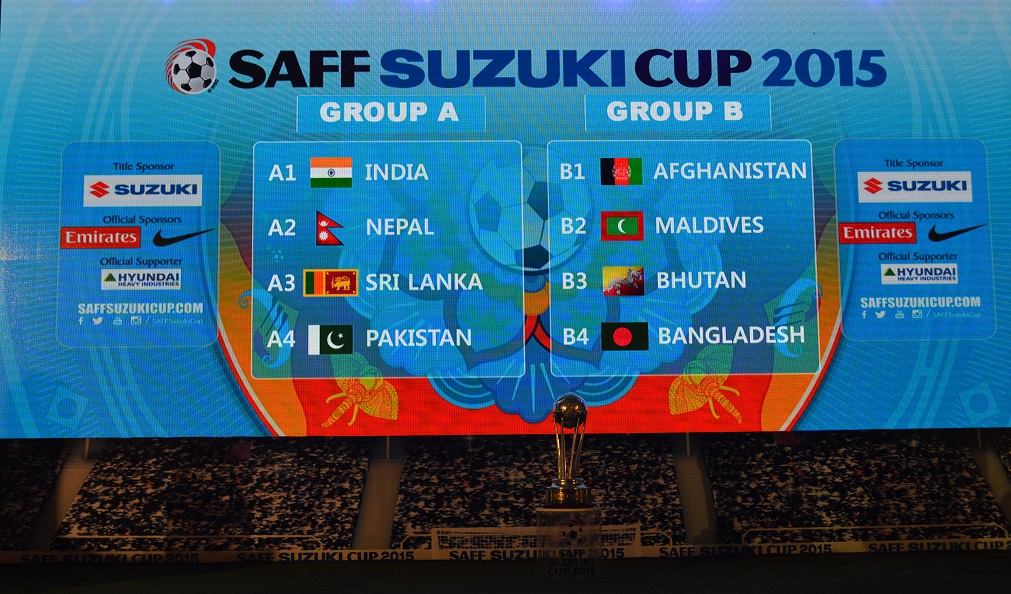 2015 SAFF Suzuki Cup Draw sees Pakistan paired with hosts India
