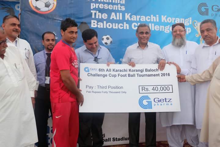 Hazara Mohammedan get 3rd place in Getz Pharma Korangi Baloch Challenge Cup